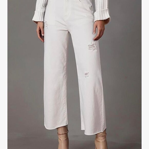 Denim - White Wide Leg Jeans Women's SZ 4 NWT